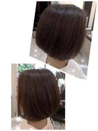 ミディアム 安藤 理香のヘアスタイル