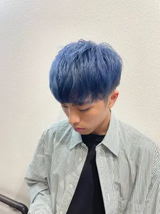 ショート カラー メンズ ハイトーン/ブリーチ /hikaruのヘアスタイル