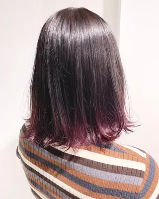 ミディアム カラー SALOWIN 札幌大通り店所属・🏆ウルフ/レイヤー 指名No.1山口圭佑のヘアスタイル