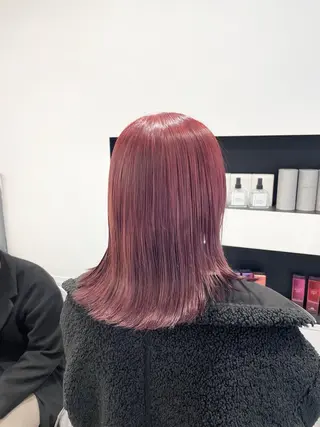 ミディアム カラー パーマ ヘアアレンジ メンズ mona/ ストレートスタイル✨のヘアスタイル