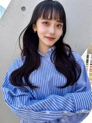 ロング カラー ヘアアレンジ 💖うる艶カラー💖 モデル募集💖のヘアスタイル