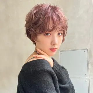 ショート オカベ ショウマのヘアスタイル