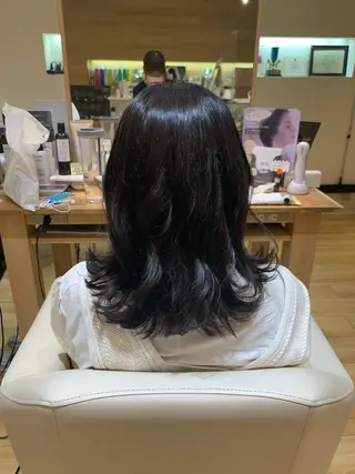 ミディアム 全国1位🥇世界5位 小野田　礼花のヘアスタイル