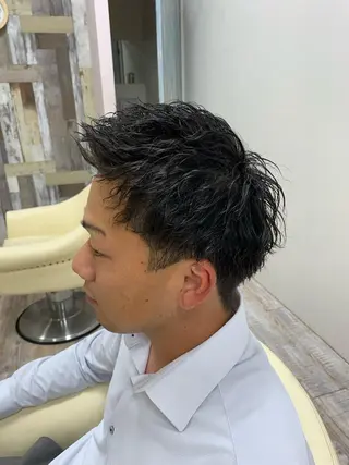 パーマ メンズ hiar make ROSEL所属・ROSEL末吉 海渡のヘアスタイル