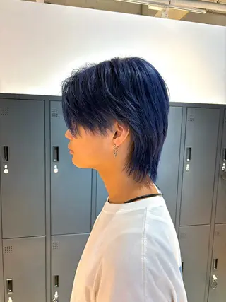 ミディアム メンズ🌀バーバー 💈パーマ/RUKIのヘアスタイル