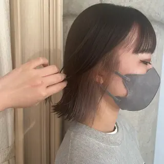 ショート SALOWIN川崎WEST店所属・🌷川崎/アレンジ/ 暖色ボブ/コトネ🌷のヘアスタイル