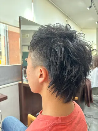 ショート 長内  大明のヘアスタイル