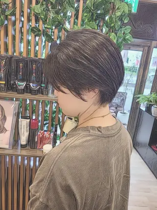 ショート シ マのヘアスタイル