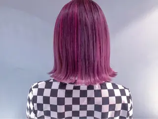 セミロング カラー Hairsalon F＋Moana by　HEADLIGHT所属・salonF 🔸hamaのマツエク・マツパデザイン