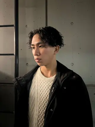 パーマ メンズ fifth神宮前 HIN★T★のヘアスタイル