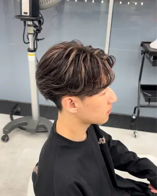 ショート カラー メンズ 森龍馬 メンズ専門美容師のヘアスタイル