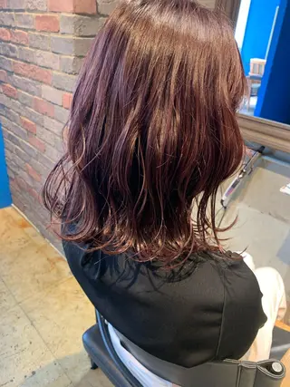 ショート カラー 吉沢遣人/レイヤー 艶カラー/パーマのヘアスタイル