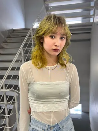 セミロング 小林 美咲のヘアスタイル