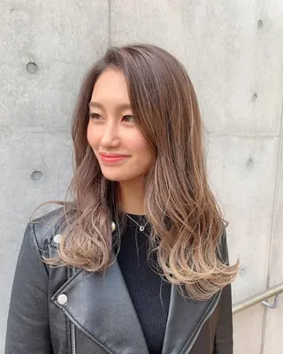 ロング カラー box mico. mutsumiのヘアスタイル