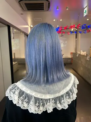 ミディアム MiRI💜地毛級 エクステ✖似合わせ技のヘアスタイル