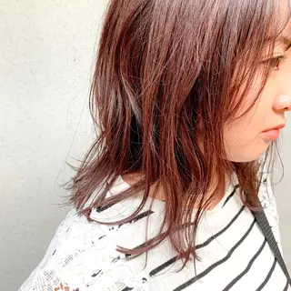 ミディアム カラー ViaLa Hair 🌈すずきたくむ✂︎のヘアスタイル