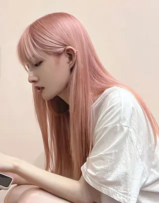 ロング カラー 🤍韓国ワンホンヘ ア SHIONE🤍のヘアスタイル