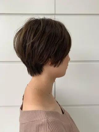 ショート カラー ハッシュカット/四条 烏丸/寺本弘樹のヘアスタイル