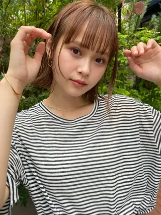 カラー YUNA★ メンズパーマのヘアスタイル