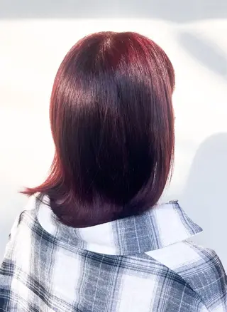 ミディアム 暖色🍒艶カラー✨️ 中島恒成のヘアスタイル