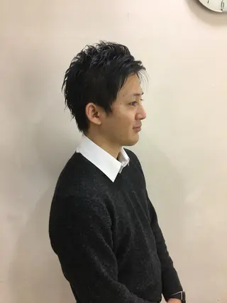 ショート メンズ デザインカラー/ 推しの配色 肥後のヘアスタイル