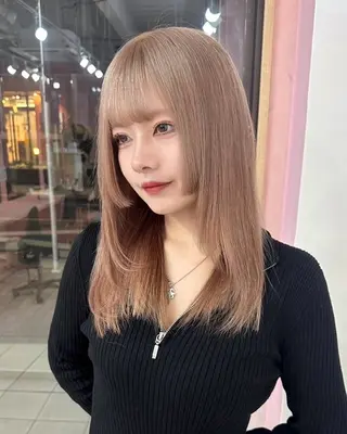 ロング カラー 🦋艶髪ハイトーン KOKI🦋のヘアスタイル