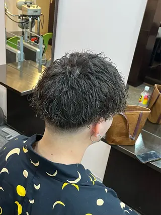 ミディアム パーマ CuMARi所属・歴7年🔥メンズ専門 100％満足させますのヘアスタイル
