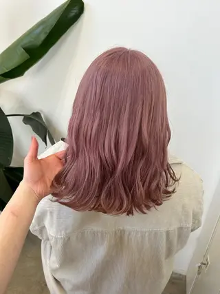 ミディアム 築地 なずなのヘアスタイル