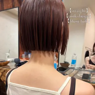 ミディアム カラー パーマ ⌇透明感color 🎀ᴍᴇɢᴜᴍɪ ⌇のヘアスタイル