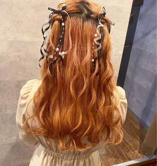 ヘアアレンジ 清川 椿咲のネイルデザイン