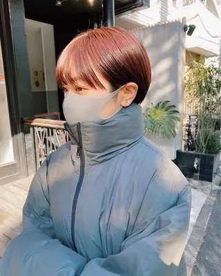 ショート youres hair 髪質改善トリートメント&ヘッドスパ  新宿三丁目店所属・髪質改善/艶髪 韓国レイヤー/えすたのヘアスタイル