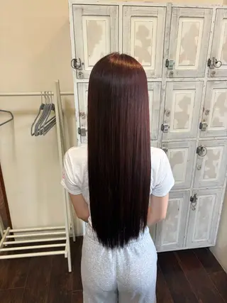 ロング 山田 芽愛のヘアスタイル