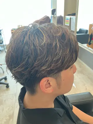 パーマ メンズ メンズ特化/パーマ/ フェードWATARUのヘアスタイル