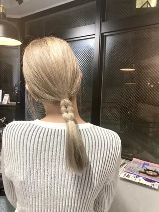 セミロング 新井 広樹のヘアスタイル