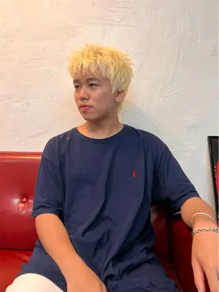 ショート カラー メンズ Do.所属・加藤 蓮のヘアスタイル