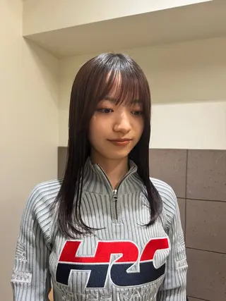 ロング カラー ゆ う あのヘアスタイル