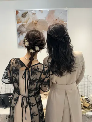 ロング 卒業式ヘアセット🎀 ヘアアレンジのヘアスタイル