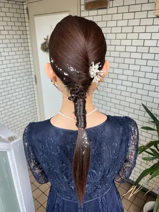 ヘアアレンジ 大人可愛いヘアメイク 💋🧚‍♀️しずかのヘアスタイル