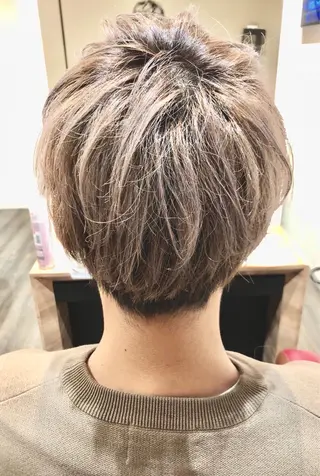 カラー メンズ 髪質改善/イルミナ/ 城崎のヘアスタイル