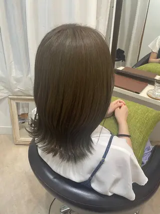 ミディアム カラー 🫧arisa🫧 レイヤー/アレンジのヘアスタイル