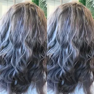 ミディアム カラー Hanna by W_SALONのヘアスタイル