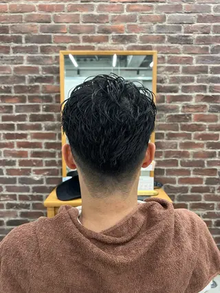 ショート メンズ tomoメンズ特化 /パーマ/カットのヘアスタイル