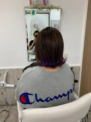 ミディアム カラー 相武台ショート特化 💐川崎希💐のヘアスタイル