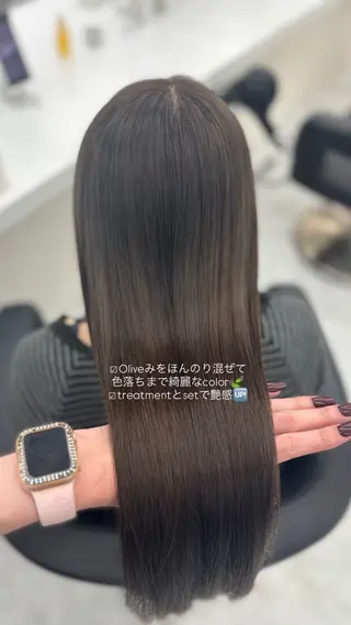 セミロング Hina🎀♡ 暖色/縮毛のヘアスタイル