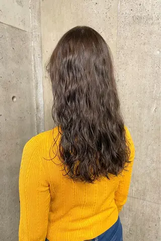 ロング パーマ パーマ/レイヤー 岩山丈一郎のヘアスタイル