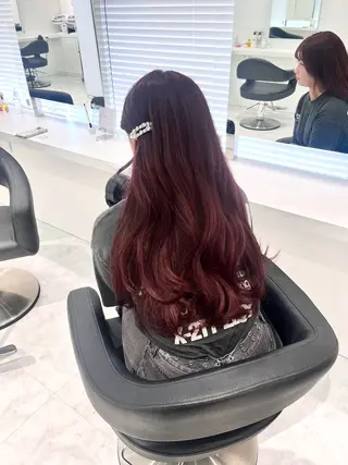 ロング カラー ヘアアレンジ レイヤー/艶ベージュ /🎀Saki🎀のヘアスタイル