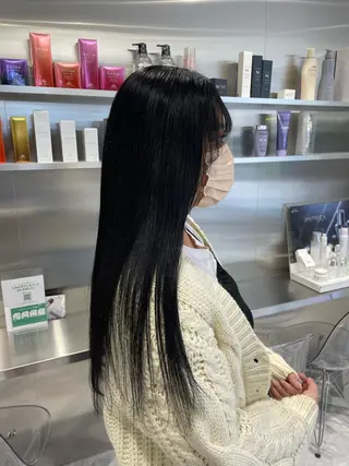 ロング カラー 🧁はるひ/ ZEST八王子🟡のヘアスタイル