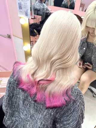 セミロング カラー 🎀憧れ髪色再現🎀 /MANATOのヘアスタイル