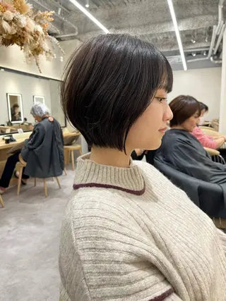 ショート レイヤー縮毛矯正 ささきすずね💗のヘアスタイル