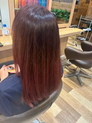 セミロング カラー Dali   新札幌店所属・Dali 若松　朋美のヘアスタイル